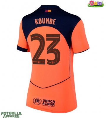 Barcelona Jules Kounde #23 Tredje Tröja Kvinnor 2025-26 Kortärmad